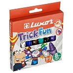 Фломастеры Luxor «Trick Fun », меняющие цвет, утолщенные, 06цв. +2, 8шт., картон, европодвес
