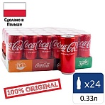 Напиток газированный COCA-COLA Original 0.33 л, жестяная банка