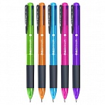 Ручка шариковая автоматическая Berlingo «Multicolor» 4цв., 0.7мм, ассорти