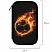 превью Пенал ЮНЛАНДИЯ, 3 отделения, картон с эффектом soft-touch, 19×11 см, «Fire ball»