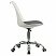превью Кресло стул BRABIX «Eames MG-310 CH», хром, пластик белый, ткань серая