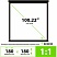 превью Экран Cactus Triscreen CS-PST-180×180, 180×180 см, 1:1, напольный, черный