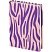 превью Ежедневник недатированный, А5.160л, экокожа, Attache Selection Zebra, розовый