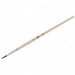 Кисть ГАММА, коза (1 штука), круглая, №3