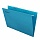 Подвесные папки А4/Foolscap (404×240 мм) до 80 л., КОМПЛЕКТ 10 шт., синие, картон, STAFF