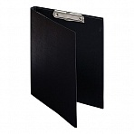 Папка-планшет с зажимом OfficeSpace А4, бумвинил, черный