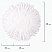 превью Насадка МОП для швабры ЛАЙМА круглая, на липучке, диаметр 16 см, микрофибра