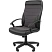 превью Кресло для руководителя Комус Мебель (Easy Chair) Easy Chair 639 серое/чёрное (экокожа/ткань, пластик)