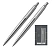 превью Набор пишущих принадлежностей Parker Jotter Stainless Steel (шариковая ручка, карандаш, артикул производителя 2093256)