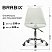 превью Кресло стул BRABIX «Eames MG-310 CH», хром, пластик белый, экокожа белая