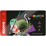Карандаши цветные Kores Kolores 3-гран 3мм 72 цв/наб в металл. коробке 93372