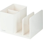 Подставка-органайзер д/канц. мел Deli NuSign ENS950white 120×155х96 4отд бел