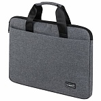 Сумка портфель HEIKKI ULTRA (ХЕЙКИ) с отд. для ноутбука 15.6", Dusky, темно-серая, 28×39х3 см