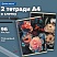 превью Тетради ДЭК А4 96 л. КОМПЛЕКТ 2 шт. BRAUBERG гребень, клетка, глянцевый лак, ЦВЕТЫ