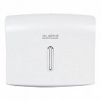 Диспенсер для полотенец ЛАЙМА PROFESSIONAL (Система H2) Interfold, белый, ABS пластик