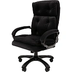 Кресло VT_Chairman 442 ткань R 015 черный пластик черный