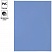 превью Обложка А4 OfficeSpace «PVC» 200мкм, прозрачный синий пластик, 100л. 
