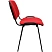 превью Стул офисный Easy Chair Изо/Iso красный (ткань, металл) (550721)