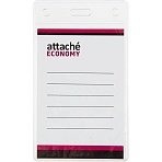 Бейдж Attache Economy 108×66 150 мкм без шнурка, вкладыш 90×60 5шт/уп