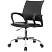 превью Кресло офисное Комус Мебель (Easy Chair) 396 LT чёрное (экокожа, металл)