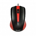 Мышь компьютерная Acer OMW012 черно-красная