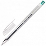 Ручка гелевая BRAUBERG «Jet», корпус прозрачный, толщина письма 0.5 мм, зеленая