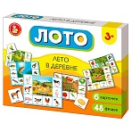 Игра настольная Лото Десятое королевство «Лето в деревне» (большое), картонная коробка