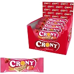 Батончик мюсли CRONY Клубника в белой глазури. 50гх12шт/уп