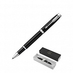 Ручка-роллер Parker «IM Essential Muted Black CT» черная, 0.8мм, подарочная упаковка