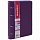Тетрадь на кольцах, 120 листов, BRAUBERG А5 «Joy», под фактурную кожу, фиолетовый/светло-фиолетовый, 129989