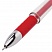 превью Ручка гелевая BRAUBERG «Geller», корпус прозрачный, игольчатый пишущий узел 0.5мм, резиновый держатель, красн.