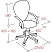 превью Кресло офисное Easy Chair 224 DSL PPU бежевое (экокожа, металл)