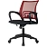 превью Кресло офисное Комус Мебель (Easy Chair) 396 красное/чёрное (сетка/ткань, пластик)
