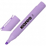 Текстовыделитель Kores High Liner Plus Pastel фиолетовый (толщина линии 0.5-5 мм)