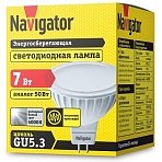 Лампа светодиодная Navigator NLL-MR16-7-230-4K-GU5.3 7Вт 4000K GU5.3 94245