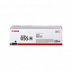 Картридж лазерный Canon 055 H BK 3020C002 черный повышенной емкости оригинальный