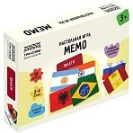Игра настольная ТРИ СОВЫ «Мемо. Флаги », 50 карточек, картонная коробка