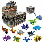 Конструктор пластиковый «МОНСТР В КУБЕ», АССОРТИ, 12 видов, дисплей, 1TOY