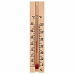 Термометр комнатный, «ДЕРЕВЯННЫЙ», диапазон: от 0 до +50 °C, ПТЗ