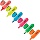 Набор текстовыделителей Kores BRIGHT LINER PLUS, ск нак,0.5-5мм,6цв