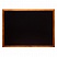 превью Доска меловая настенная Attache Non magnetic 21×30 см черная в деревянной раме