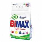 Стиральный порошок BiMax 100 пятен для цветного и белого белья (отдушки в ассортименте, 3 кг)