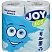 превью Бумага туалетная Joy Eco 2-слойная белая (4 рулона в упаковке)