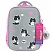 превью Ранец BRAUBERG LIGHT, 1 отделение, с брелоком, «Cat patches», плюшевые нашивки, 36×26х13 см