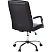 превью Кресло для руководителя Комус Мебель (Easy Chair) 509 чёрное (экокожа, металл хромированный)