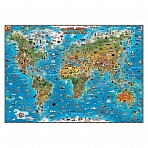 Настенная карта Карта мира для детей 1.37×0.97 978-1-905502-70-7