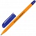 превью Ручка шариковая STAFF, СИНЯЯ, шестигранная, корпус оранжевый, узел 1 мм, линия письма 0.5 мм