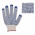 превью Перчатки хлопчатобумажные, КОМПЛЕКТ 100 пар, 10 класс, 40-42 г, 116 текс, ПВХ-точка, LAIMA ЛЮКС, БЕЛЫЕ, 608678