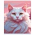 превью Тетрадь 48л., А5, клетка BG «Нежность», soft-touch ламинация, тиснение фольгой