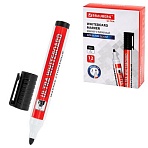 Маркер стираемый для белой доски ЧЕРНЫЙ, BRAUBERG «ULTRA WHITEBOARD MARKER», 3 мм, с клипом